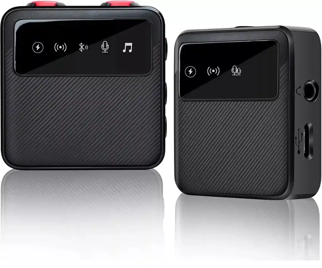 Micrófono De Solapa Inalámbrico Bluetooth Pc Smartphone