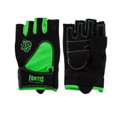 Guantes Para Pesas Talla:m/l Fortis Para Dama Gimnasio Gym - Verde