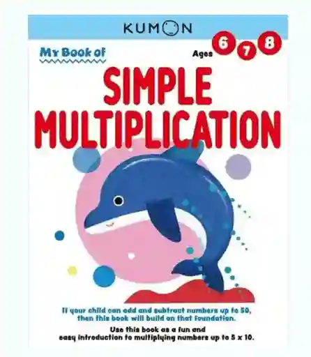 Libro Kumon Mi Libro De Multiplicación En Ingles Para Niños
