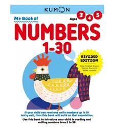 Libro Kumon Mi Libro De Números 1 - 30 En Ingles Para Niños