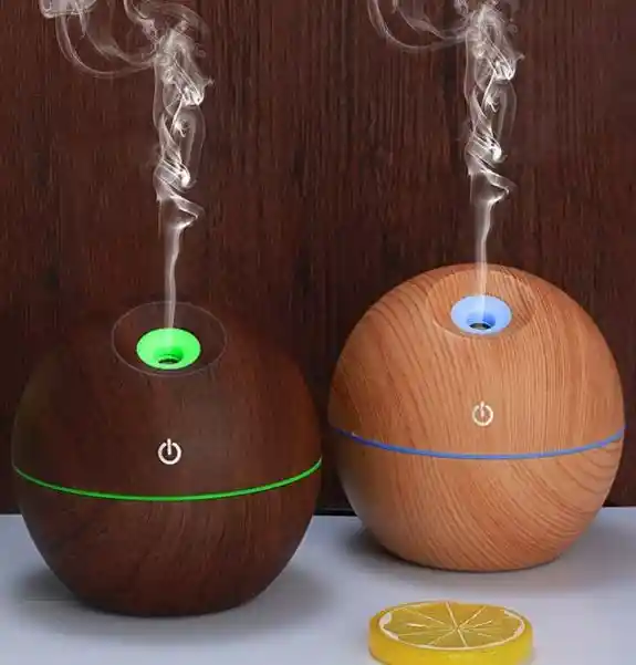  HUMIDIFICADOR Difuminador De Aromas Ultrasonic Usb Con Led 