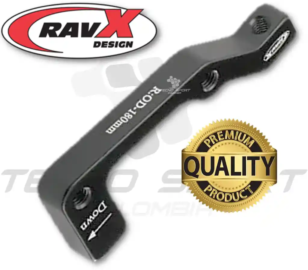 Adaptador Freno Disco Bicicleta Ravx 180mm Shimano Trasero