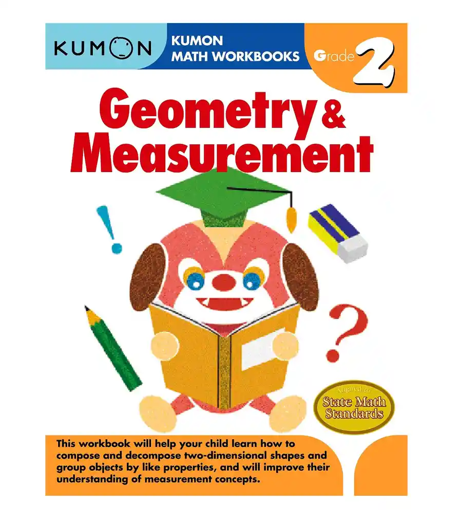 Libro Kumon Geometría Y Medidas Segundo Grado En Ingles