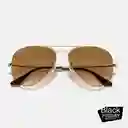  Ray-Ban 3025 001/51 Aviador Marco Dorado Lente Cafe Gafas De Sol 