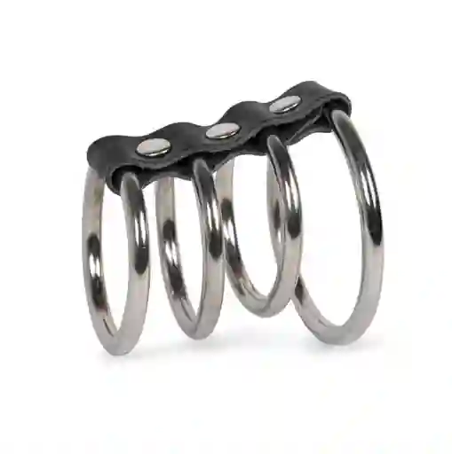 Anillo Cockrings 4 Rings Silver