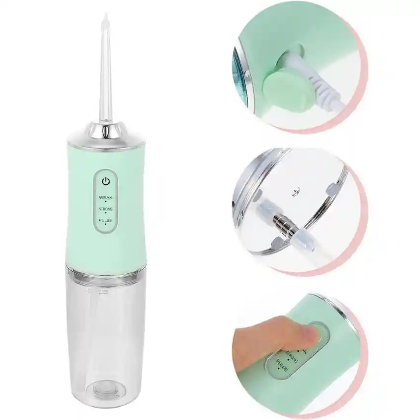 Irrigador Oral Recargable 3 Modos Color Rosa