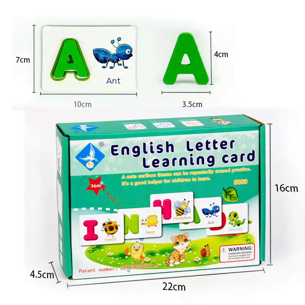 Letras Juguete Didáctico Juguetería Aprendizaje Infantil Rompecabezas