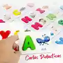 Letras Juguete Didáctico Juguetería Aprendizaje Infantil Rompecabezas