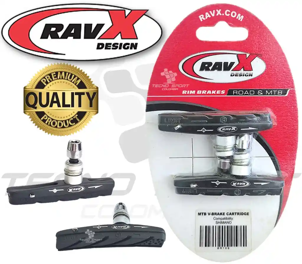 Taco Freno Bicicleta Ravx Elite Cambiable Shimano Repuesto