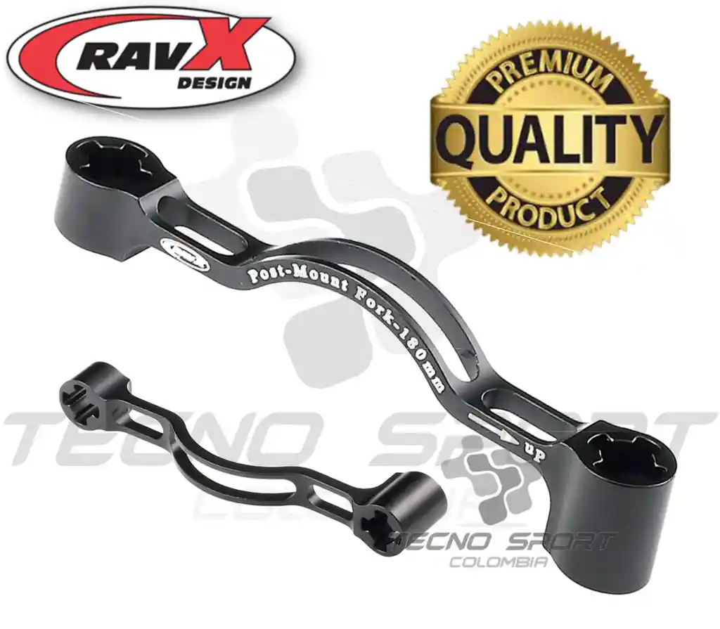 Adaptador Freno Disco Ravx 180mm Shimano Bicicleta Delantero