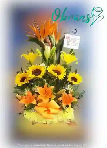Ramo De Girasoles Primaveral