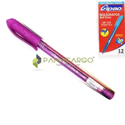 Lapicero De Tapa Gipao Tristar Gp110 De 1.0 Mm - Fucsia