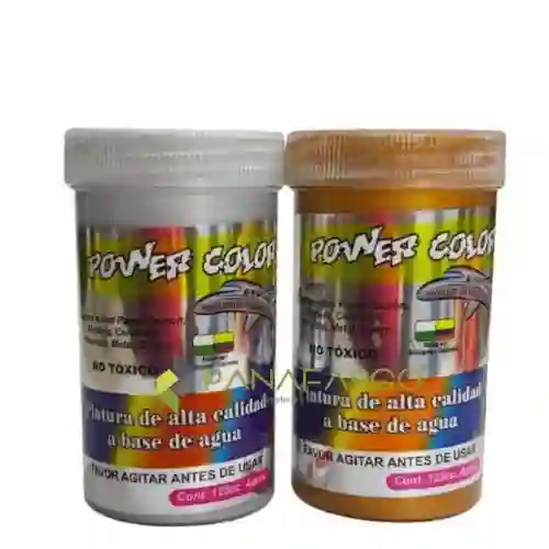 Vinilo Power Color X 125 Cc - Plateado