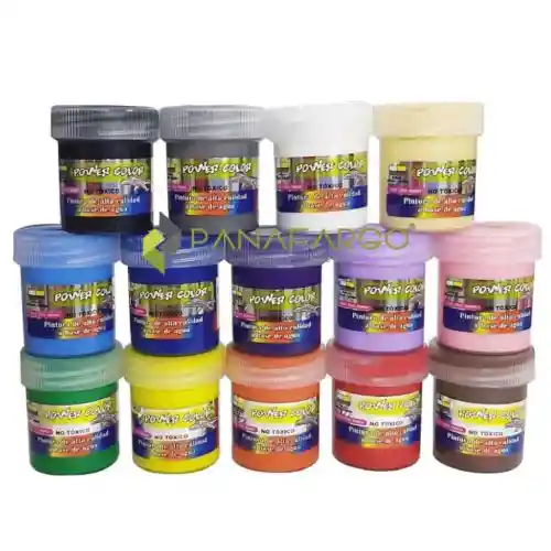 Vinilo Acrílico Power Color 30 Cc - Rojo