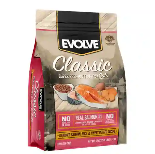 Evolve Gato Adulto Classic Salmón X 2.75 Lb