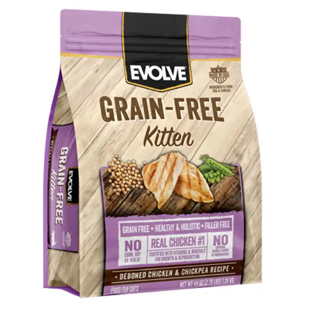 Evolve Gatito Grain Free Kitten Chicken (pollo) X 2.75 Lb