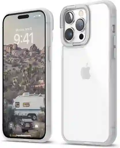 Estuche Para Iphone 14 Pro Max Elago Dual Transparente / Blanco