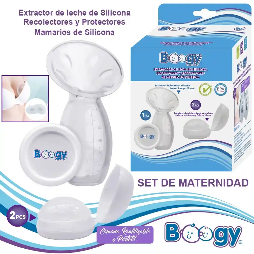 Extractor Leche Materna Haakaa Portable + Coca Recolectora