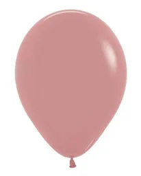 R-12 Bombas Globos Sempertex Fashion Rosado Palo De Rosa Paquete X12 Unidades