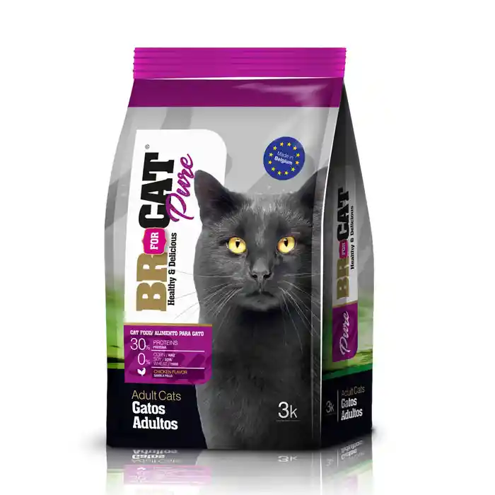 Br For Cat Gato Adulto X 3 Kg