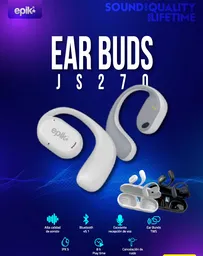 Audífonos Ear Buds Cancelación De Ruido Ipx5 Originales Epik