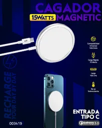 Cargador Mag Safe Para Iphone Magnético Original Epik