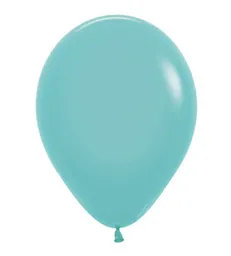 R-12 Bombas Globos Sempertex Fashion Aguamarina Paquete X12 Unidades