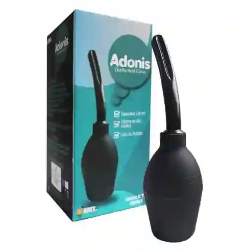 Ducha Anal Adonis Curva 320ml Enema Pera