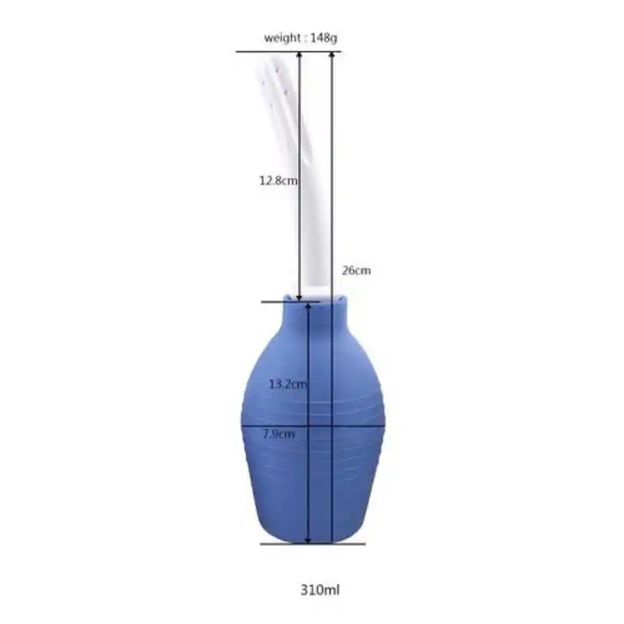 Ducha Anal Adonis Curva 320ml Enema Pera