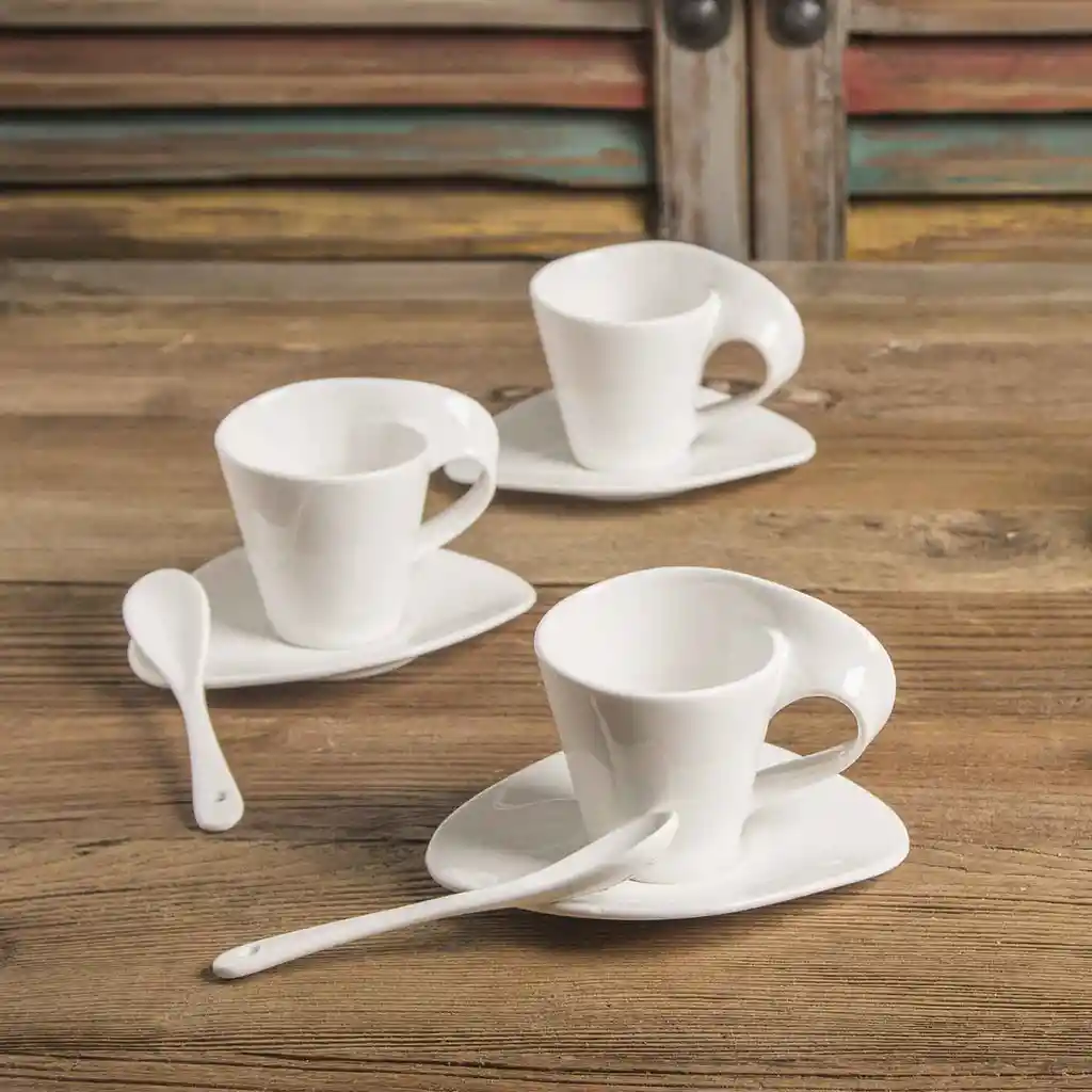 Ambiente Gourmet Set Pocillo y Plato Caracol