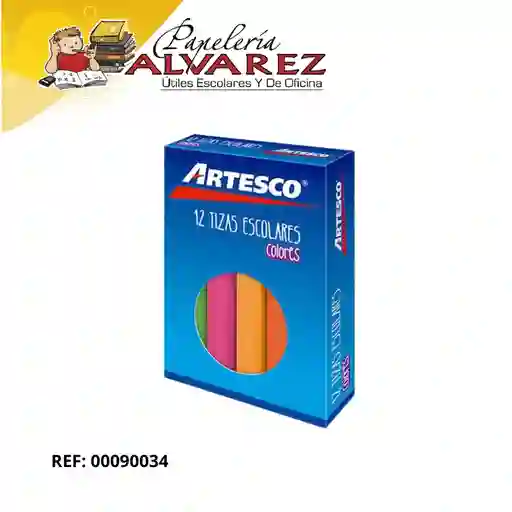 Tiza Artesco Color X 12 Antialergica
