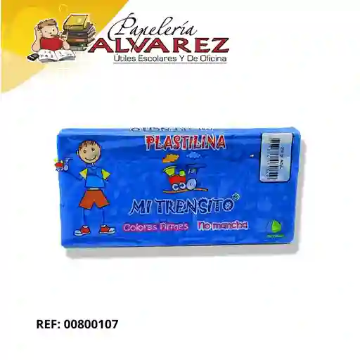 Plastilina Trensito 250gr - Azul