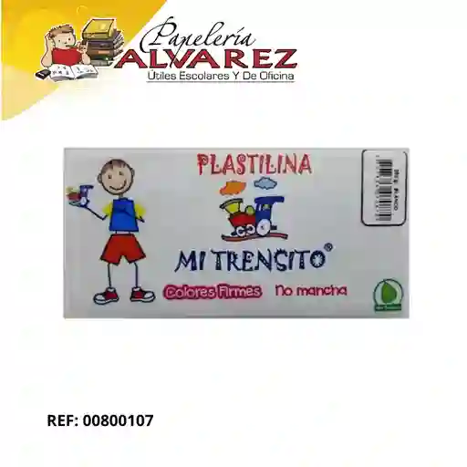 Plastilina Trensito 250gr - Blanco