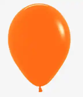 R-12 Bombas Globos Fiesta Sempertex Fashion Naranja Paquete X12 Unidades