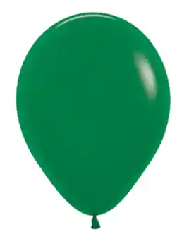 R-12 Bombas Globos Fiesta Sempertex Fashion Verde Selva Paquete X50 Unidades