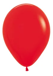 R-12 Bombas Globos Fiesta Sempertex Fashion Rojo Paquete X12 Unidades