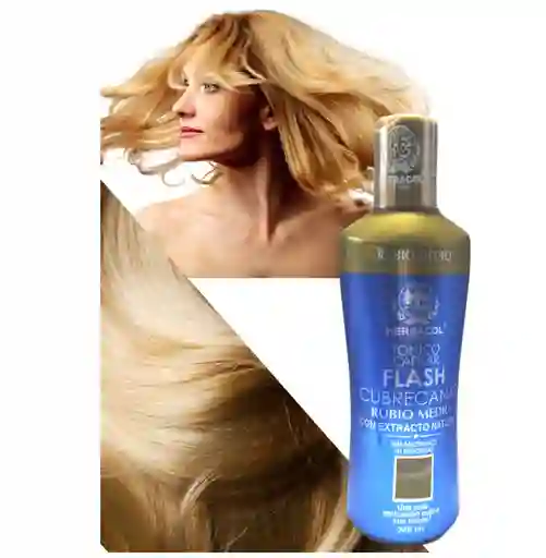  HERBACOL  Flash Cubrecanas Rubio Medio X 240Ml 