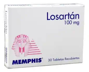 Losartan 100 Mg X 30 Tabletas