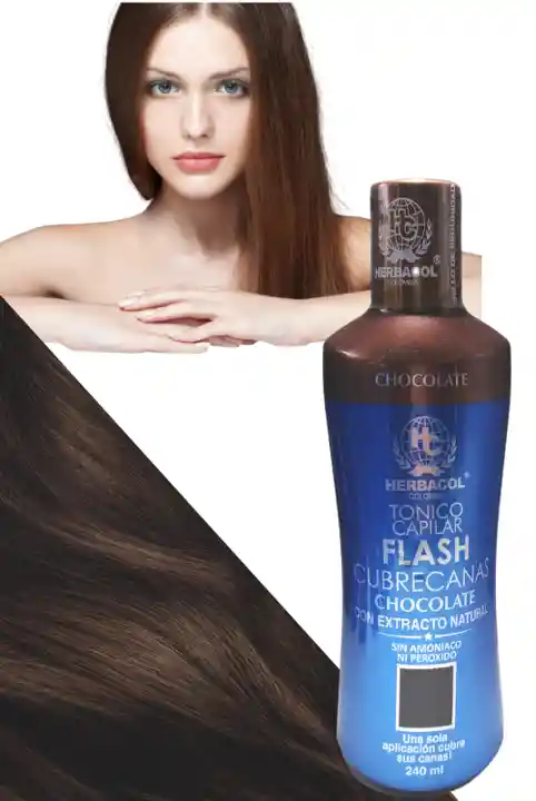  Tonico Flash Cubrecanas Chocolate  HERBACOL  