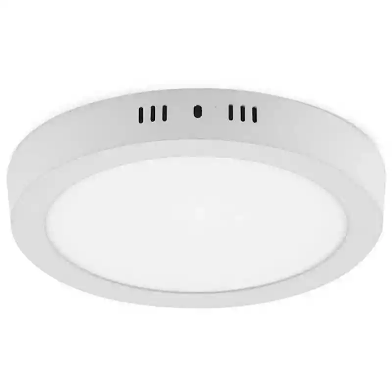Lampara Led 18w Redondo Sobreponer Luz Blanca Ahorrador