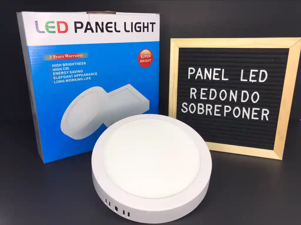 Lampara Led 18w Redondo Sobreponer Luz Blanca Ahorrador