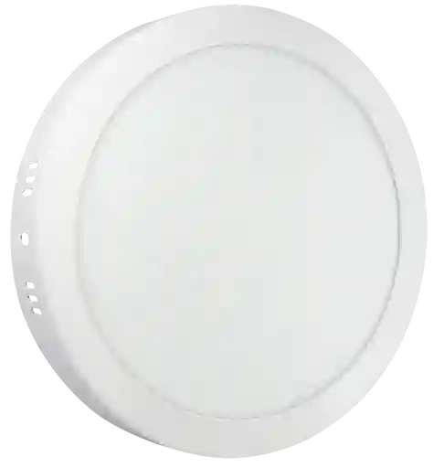 Lampara Led 18w Redondo Sobreponer Luz Blanca Ahorrador