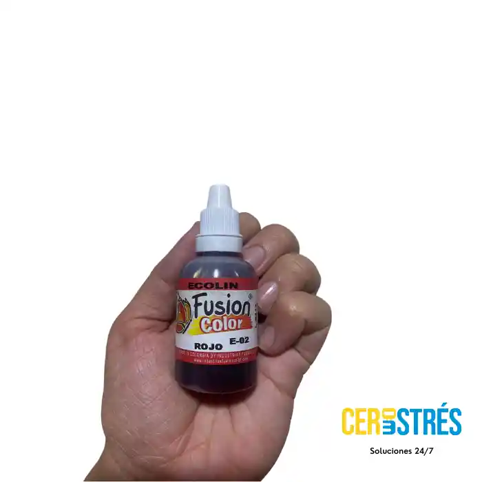Acuarela Ecolin 30cc Rojo