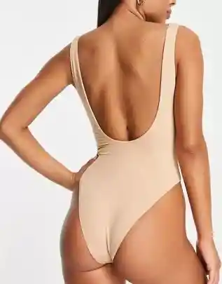 Body Escote Beige Talla S/m