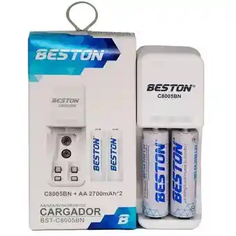 Beston Cargador + Pila Aa