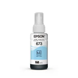 Botella De Tinta Epson 673 Cian Claro L800 (t673520)