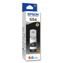 Botella De Tinta Epson 554 Negra (t554120)