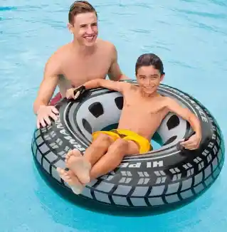 Flotador De Llanta Inflable Marca Intex 91cm Grande