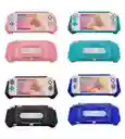 Protector Rígido / Funda + Vidrio Templado + 2 Grips Para Nintendo Switch Lite