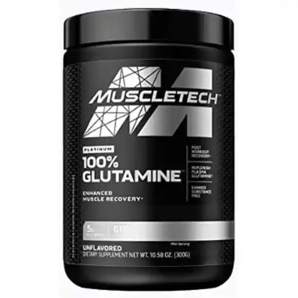  Glutamina Platinum  MUSCLETECH  300 Gramos 
